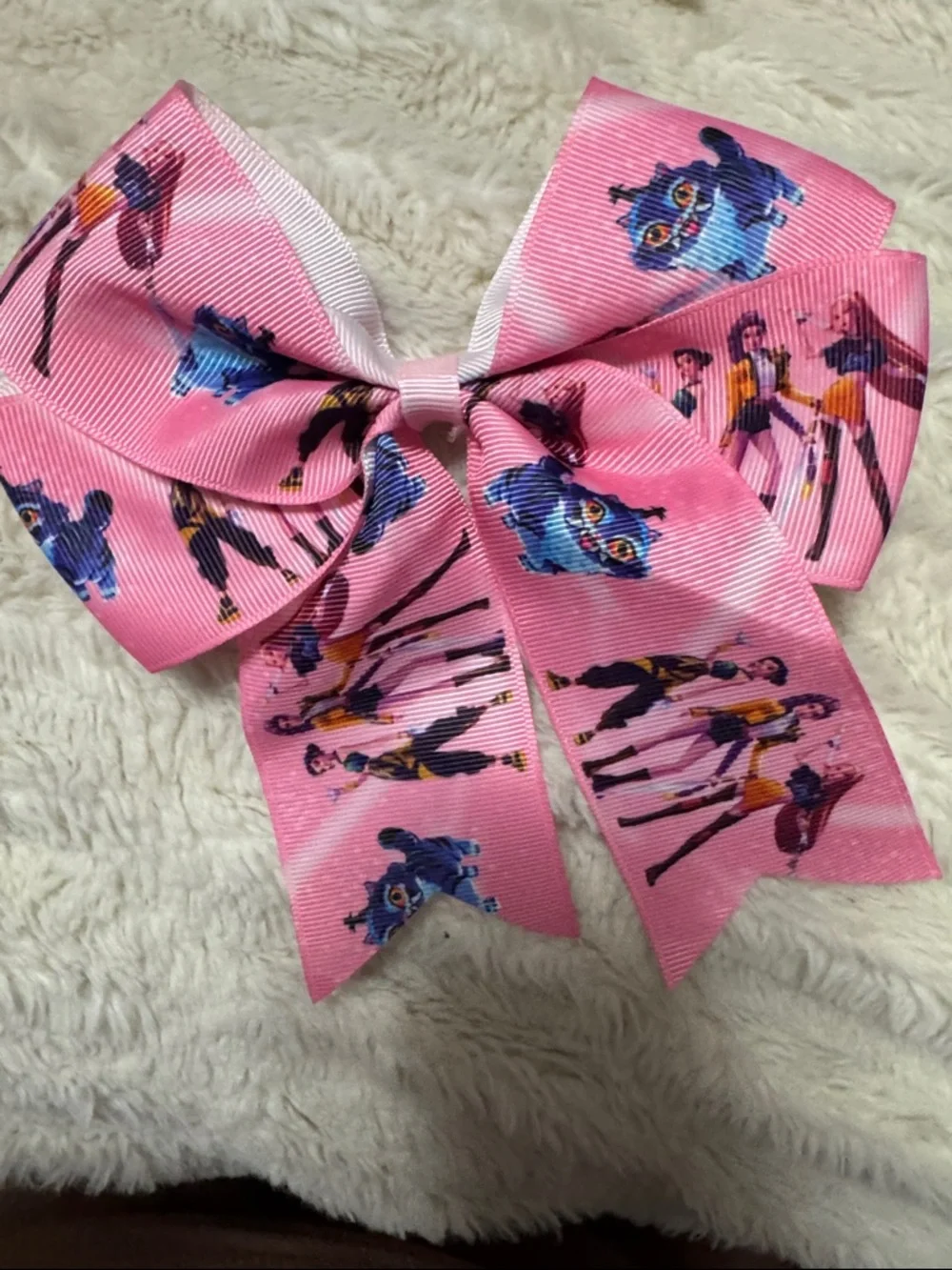K-Pop Girls' Colorful Character Hair Bows - (choose 1)